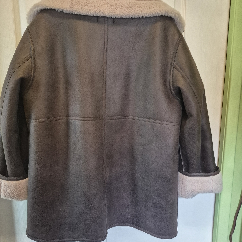 Mango Shearling Jacket - Picture 3 of 8